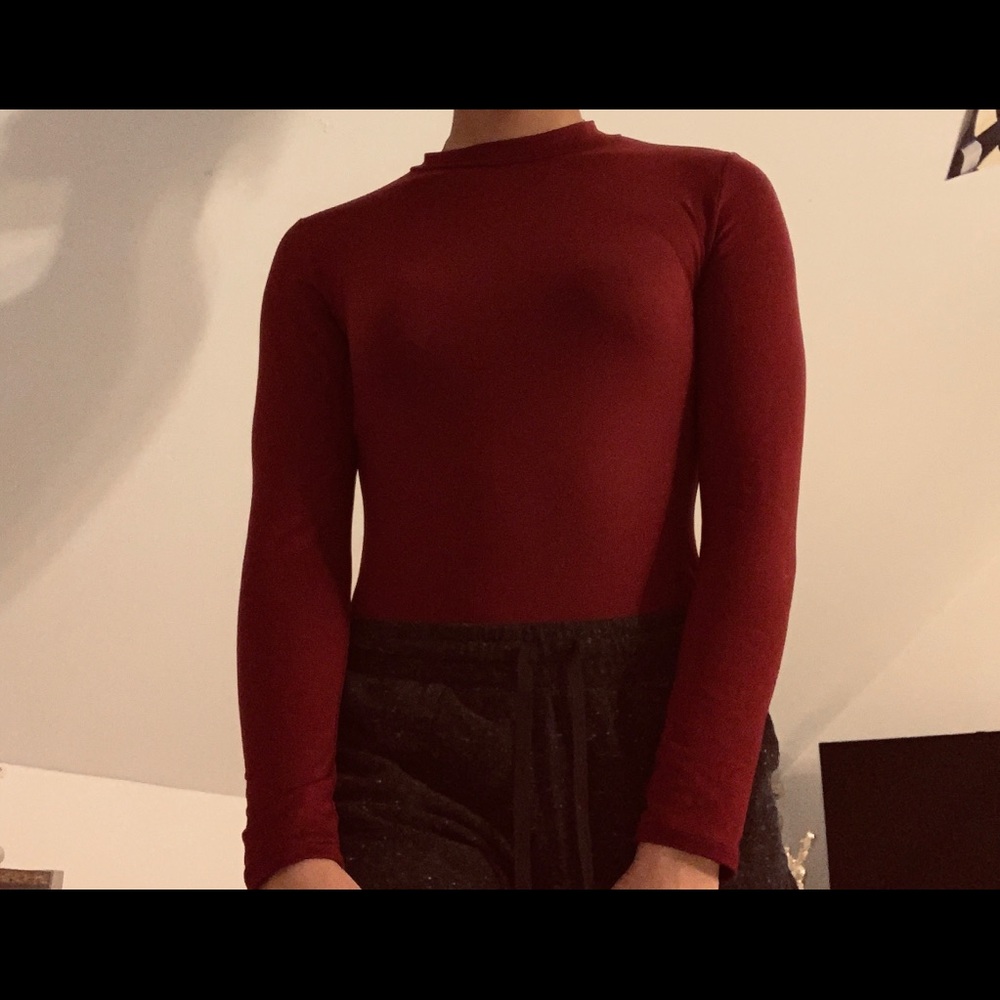 Maroon Bodysuit